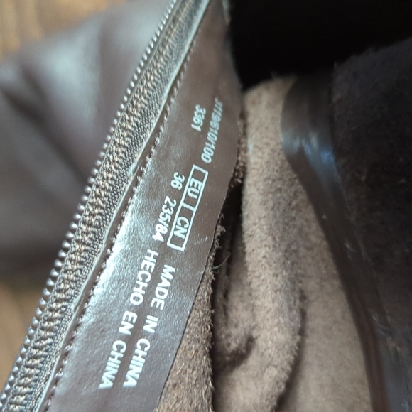 Zara Square Toe And Heel Booties - Picture 7 of 9